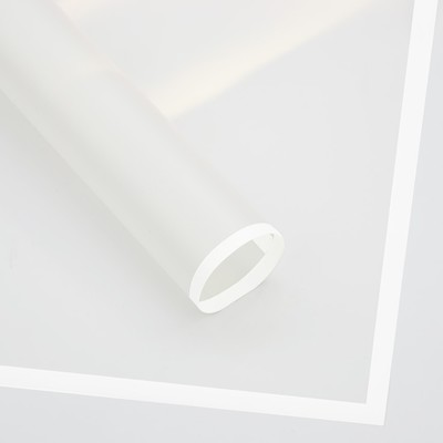 Пленка для цветов, белая, с рисунком, 57×57 см