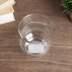 Подсвечник стекло на 1 свечу "Вазон" прозрачный 11,5х9х9см - фото 804217888