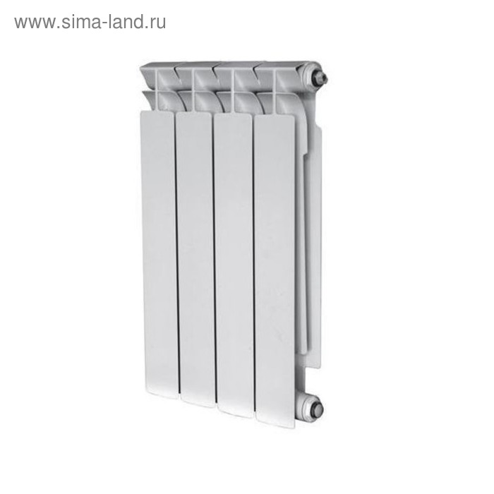 Радиатор алюминиевый TENRAD, 500 x 80 мм, 4 секции - Фото 1
