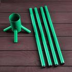 Подставка для ёлки (под ёмкость с водой), диаметр 5 см, цвет зелёный - Фото 3