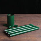 Подставка для ёлки, диаметр 50 мм, цвет зелёный - Фото 3
