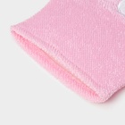 Мочалка варежка детская Доляна «Зайка», для купания, 23 см - Фото 7