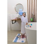 Мочалка варежка детская Доляна «Мишка», для купания, 22 см - Фото 2