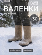 Валенки мужские, цвет натуральный, размер 41 (29) - Фото 1
