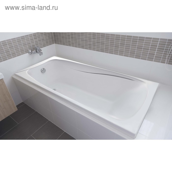 Ванна акриловая Eurolux TROYA 17070, 170x70x47 см, без каркаса и панели - Фото 1