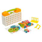 Конструктор винтовая мозайка «Пуговки шестеренки», 2 в 1, 97 деталей - фото 42351764