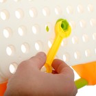 Конструктор винтовая мозайка «Пуговки шестеренки», 2 в 1, 97 деталей - фото 42351765