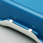 Туалет с бортом "Бэлла", 37 х 27 х 11,5 см, синий - Фото 4