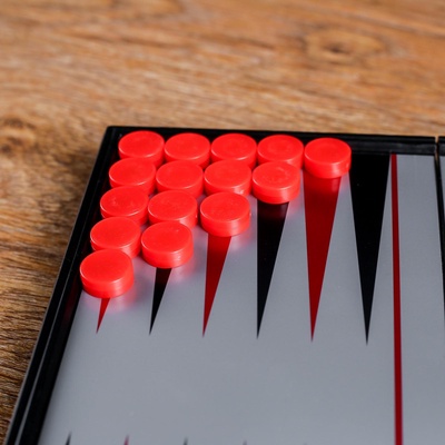 Нарды магнитные, поле 20×20 см, в коробке