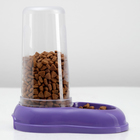Автопоилка/автокормушка 0,6 л, фиолетовая - Фото 2