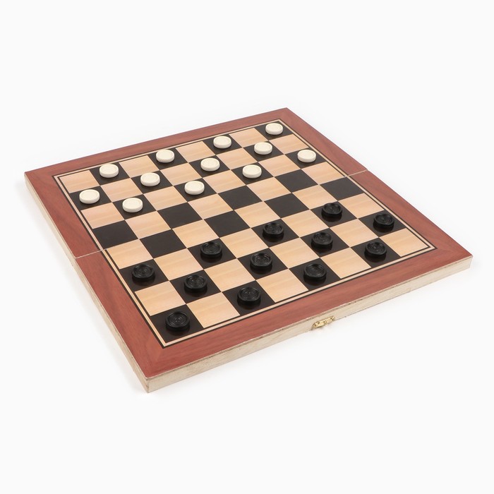 Нарды "Лабарт", деревянная доска 39 х 39 см, с полем для игры в шашки - Фото 1