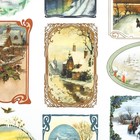 Декупажная карта "Зимние пейзажи" плотность 45г/м2, формат А4 - Фото 2