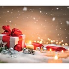 Фотобаннер, 250 × 200 см, с фотопечатью, люверсы шаг 1 м, «Новогодний подарок» - Фото 1