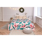 Покрывало "Этель" 1.5 сп Tropical flamingo, 140*210±2 см, микрофибра 4588300