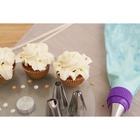 Набор кондитерский, 8 предметов: мешок, адаптер, 6 насадок d=3 см - Фото 13