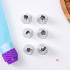 Набор кондитерский, 8 предметов: мешок, адаптер, 6 насадок d=3 см - Фото 4