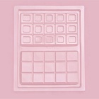 Форма для шоколада «Дольки», пластик, 26.5×21×1 см, 2 ячейки 17.5×10.5, прозрачная - Фото 2