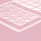 Форма для шоколада «Дольки», пластик, 26.5×21×1 см, 2 ячейки 17.5×10.5, прозрачная - Фото 3