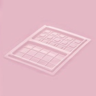 Форма для шоколада «Дольки», пластик, 26.5×21×1 см, 2 ячейки 17.5×10.5, прозрачная - Фото 4