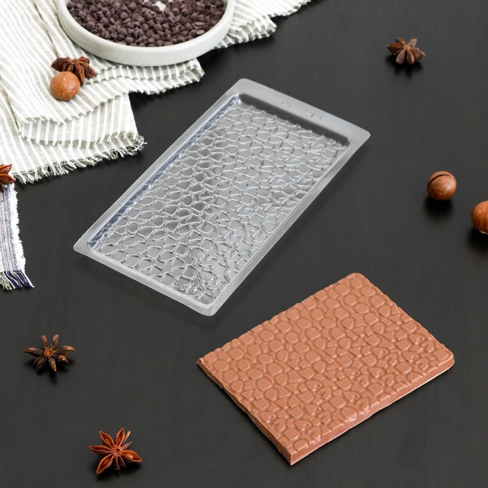 Форма для шоколада и конфет «Шоколад пористый», 19×9,5 см