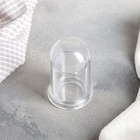 Подставка под зубочистки Доляна, d=5 см, круглая, пластик, прозрачная - Фото 2