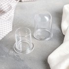 Подставка под зубочистки Доляна, d=5 см, круглая, пластик, прозрачная - Фото 3