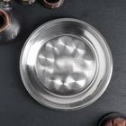 Поднос из нержавеющей стали «Мэйли», 25×2 см, цвет серебряный - Фото 2