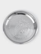 Поднос из нержавеющей стали Доляна «Мэйли», 35×3 см, цвет серебряный - Фото 4