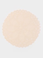 Салфетка ажурная «Цветок», d=38 см, бежевая - Фото 8