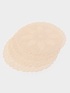 Салфетка ажурная «Цветок», d=38 см, бежевая - Фото 9