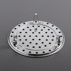 Пароварка, d=20 см, на ножках, нержавеющая сталь, серебристая - Фото 3