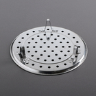 Пароварка, d=22 см, на ножках, нержавеющая сталь, серебристая - Фото 2