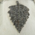 Тапочки для бани и сауны, женские, войлок, бело-коричневые - Фото 4