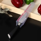 Нож для овощей кухонный Доляна Venus, лезвие 9 см, цвет чёрный - фото 4291244