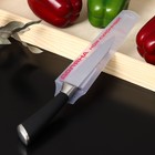 Нож кухонный Доляна Venus, лезвие 12,5 см, цвет чёрный - Фото 3