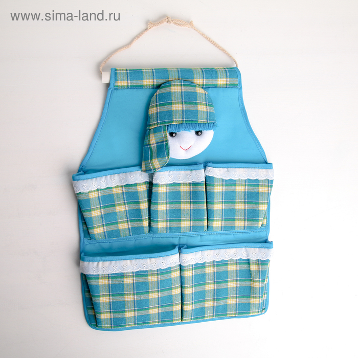 Органайзер подвесной с карманами, «Мадам», 5 отделений, 33×41 см, цвет МИКС - Фото 1