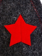 Шапка для бани и сауны «Будёновка», полиэфир, шерсть, серая - Фото 4