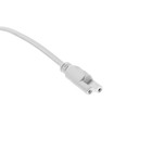 Шнур сетевой Ecola LED linear, для светильника T5 с вилкой, 1 м - Фото 2