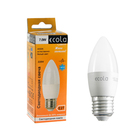 Лампа светодиодная Ecola Light candle, E27, 7 Вт, 4000 K, 103x37 мм - фото 8905484