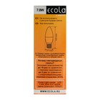 Лампа светодиодная Ecola Light candle, E27, 7 Вт, 4000 K, 103x37 мм - Фото 2