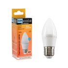 Лампа светодиодная Ecola candle LED Premium, 10 Вт, E27, 6000 K, свеча, 100x37 мм - Фото 1