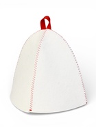 Шапка для бани и сауны «Царь», полиэфир 70%, шерсть 30%, белая - Фото 13