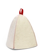 Шапка для бани и сауны «Царь», полиэфир 70%, шерсть 30%, белая - Фото 7