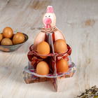 Подставка пасхальная на 8 яиц «Курочка», 26 х 19 см - Фото 1