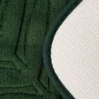 Коврики для ванной и туалета Доляна «Тропики», 2 шт.: 40×50 см, 50×80 см, цвет зелёный - Фото 5