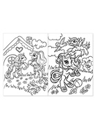 Раскраска для девочек «Мир единорогов», 16 стр., формат А4 - Фото 2