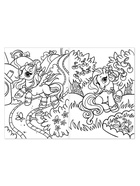 Раскраска для девочек «Мир единорогов», А4 - Фото 3