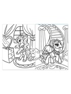 Раскраска для девочек «Сказочные пони», 16 стр., формат А4 - Фото 2