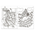 Раскраска «Сказочные принцессы», 16 стр., формат А4 - фото 6254739