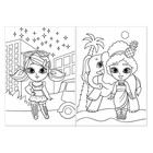 Раскраска для девочек «Модные куколки», 16 стр., формат А4 - Фото 3